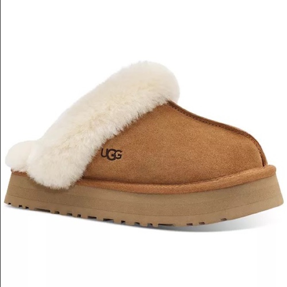 ⭐️⭐️ UGG PLATFORM DISQUETTE SLIPPERS SIZE 10